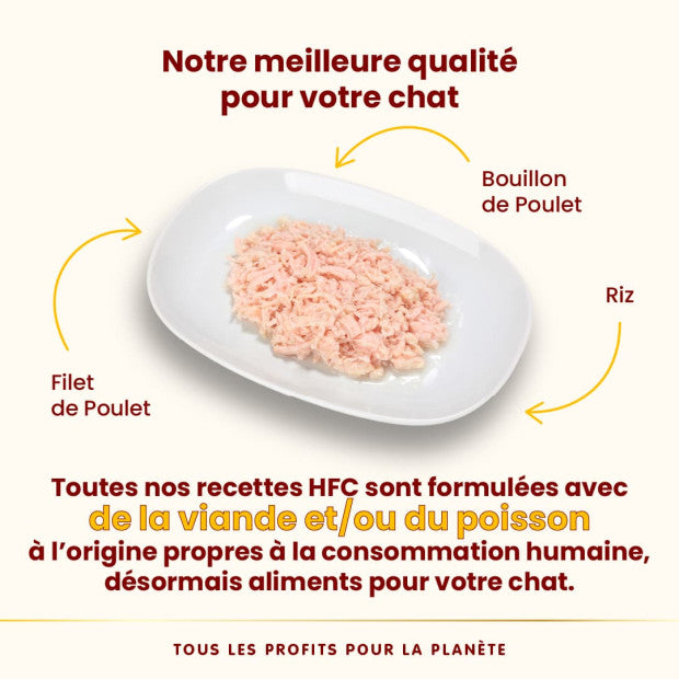 ALMO NATURE HFC Natural Filet de Poulet Chat 70g
