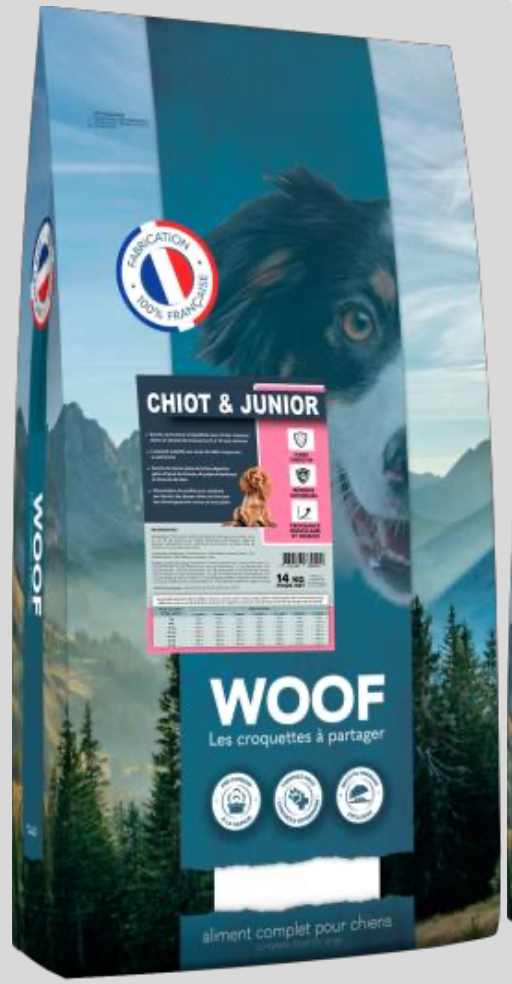 WOOF Chiot & Junior 4kg