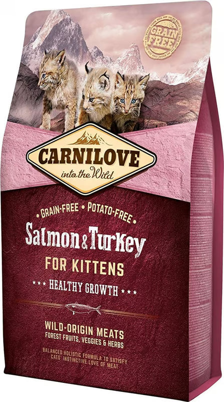 CARNILOVE Kitten Saumin Dinde 2kg