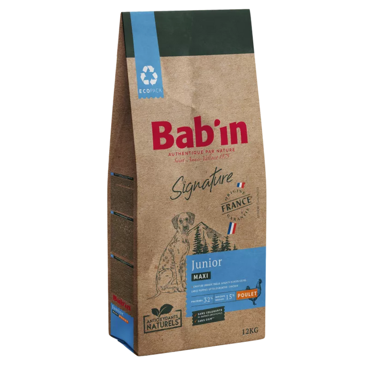 Bab'In Maxi Junior 12kg (1 palette - 10 sacs)