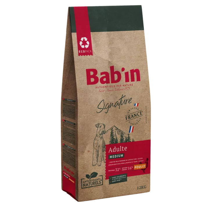 Bab'In Medium Adulte 12kg (1 palette - 10 sacs)