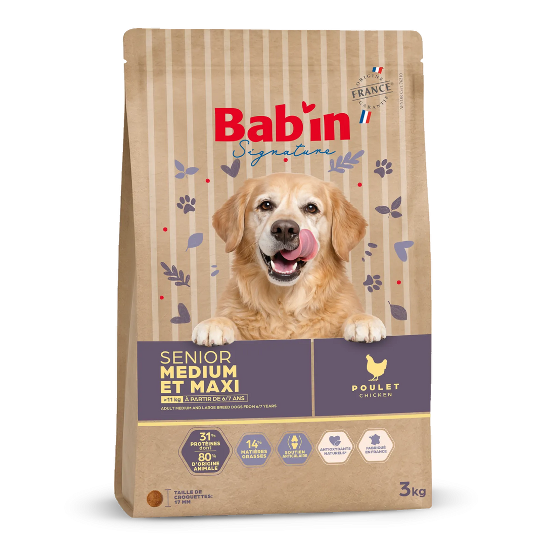 Bab'In Medium/Maxi Senior 12kg (1 palette - 10 sacs)
