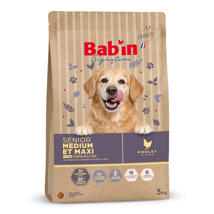 Bab'In Medium/Maxi Senior 12kg (1 palette - 10 sacs)
