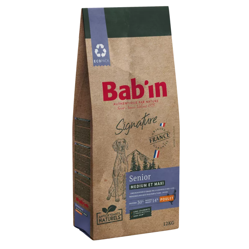 Bab'In Medium/Maxi Senior 12kg (1 palette - 10 sacs)