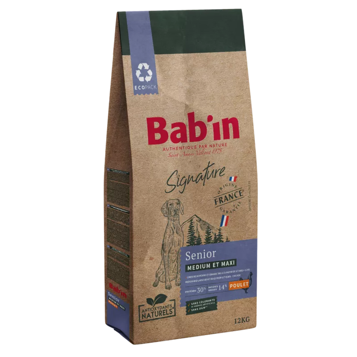 Bab'In Medium/Maxi Senior 12kg (1 palette - 10 sacs)