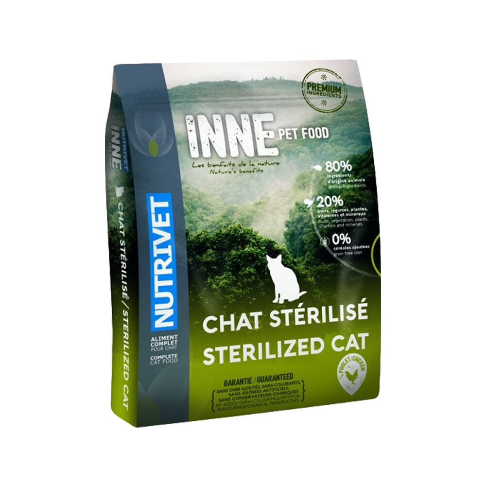 INNE Chat Adulte Stérilisé 1,5kg (1 carton de 10 sacs)