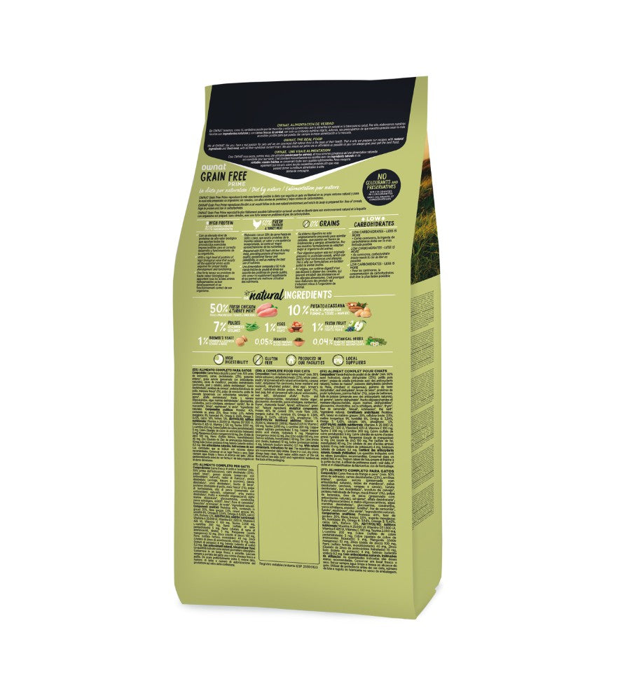 Ownat GF Prime Adult Chicken & Turkey 3kg