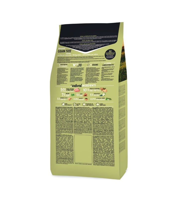 Ownat GF Prime Adult Chicken & Turkey 3kg