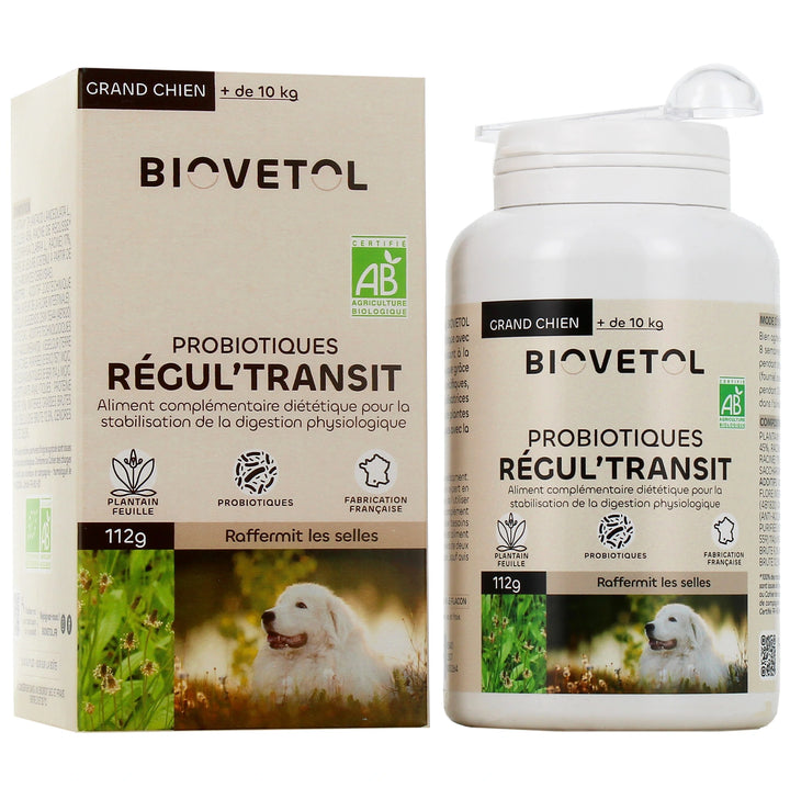 Probiotiques Regul'transit BIOVETOL - Grand chien