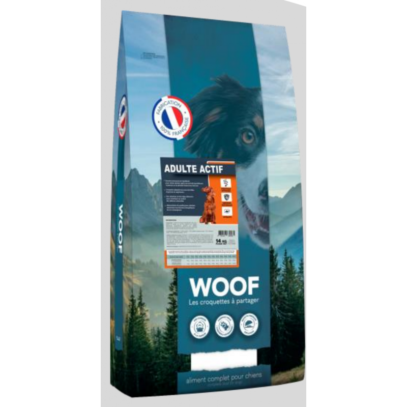 WOOF Adulte Actif 14kg