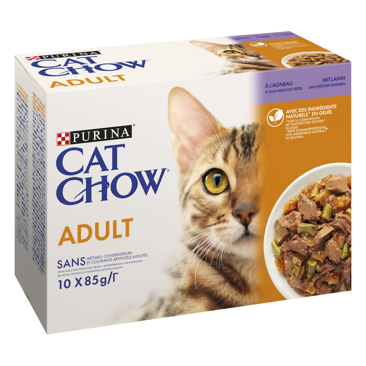 Pâtée Cat Chow Adulte à l'Agneau