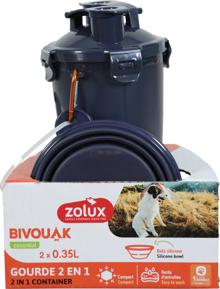 Zolux BIVOUAK Gourde 2 en 1