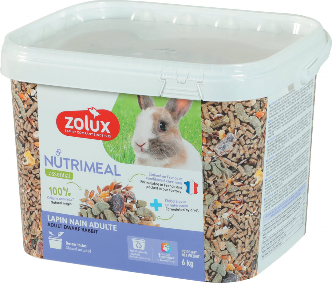 Zolux Nutrimeal Mélange Lapin Nain Adulte 6kg