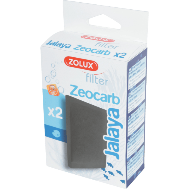 ZOLUX Cartouche de charbon Zeocarb pour Filtre Jalaya x2